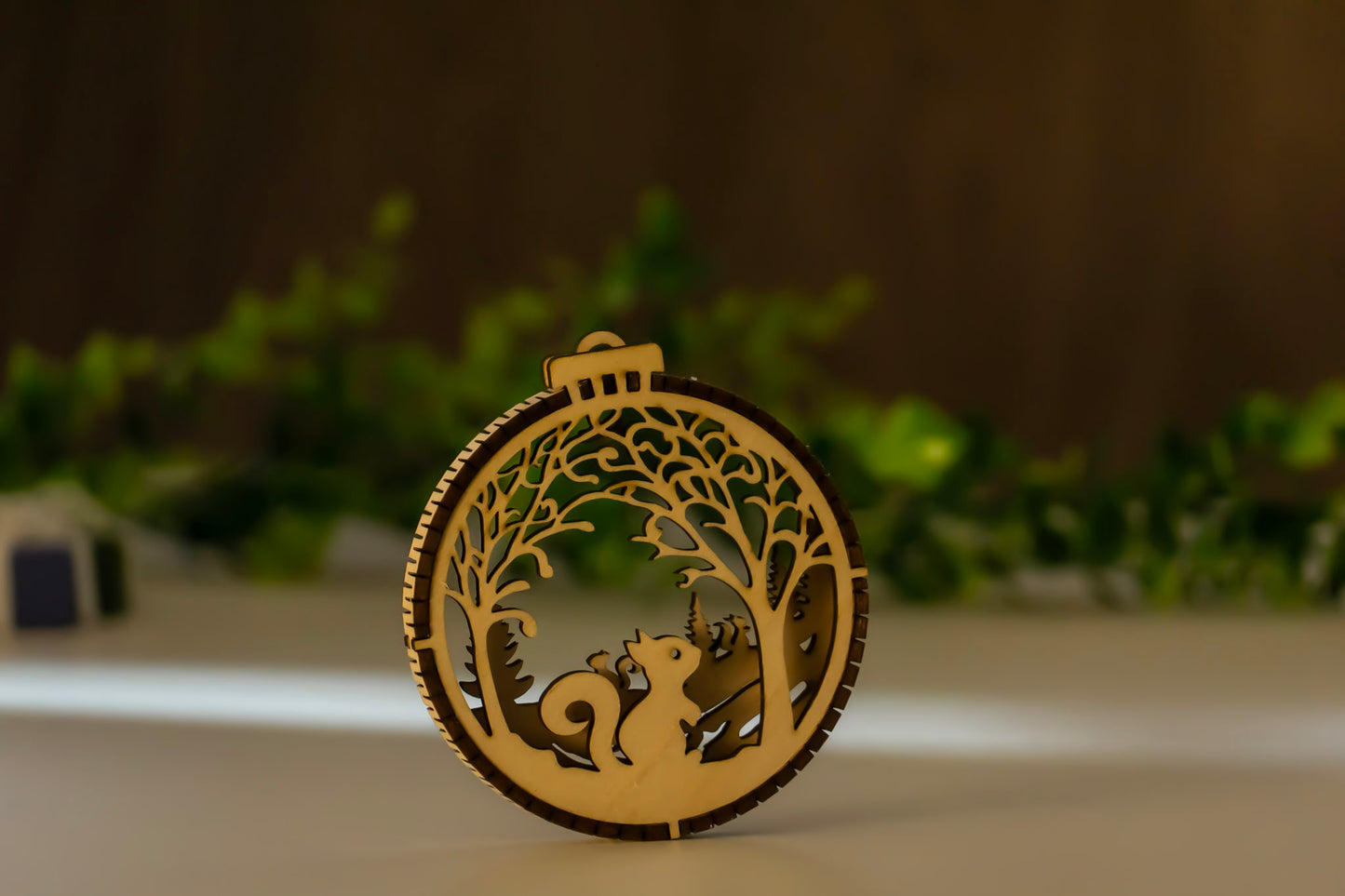 Holz Weihnachtsbaum Anhänger